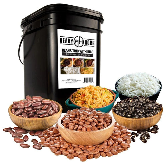 Ready Hour Beans Trio With Rice Kit (100 servings, 14 pk.)