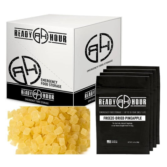 Ready Hour Freeze-Dried Pineapple Case Pack (32 servings, 4 pk.)