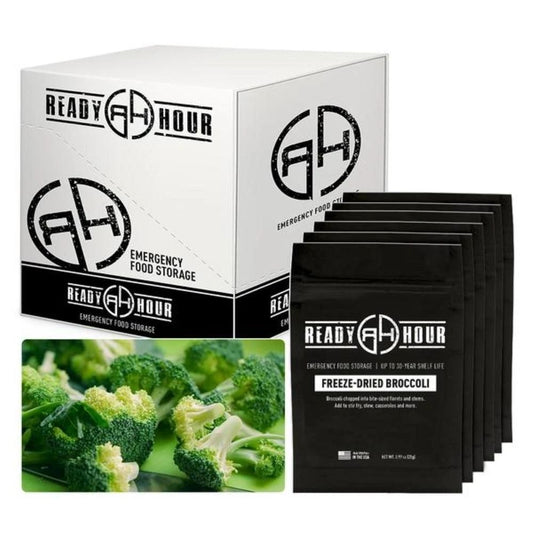 Ready Hour Freeze-Dried Broccoli Case Pack (48 servings, 6 pk.)